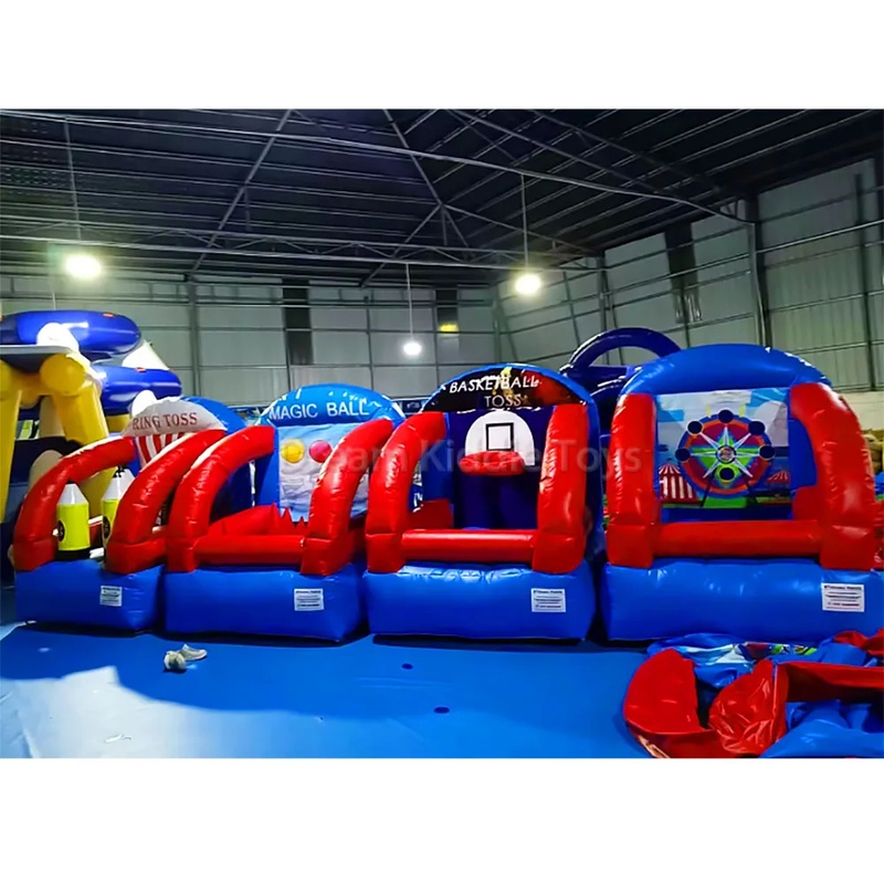 Party Games No Equipment - Structure de Jeux Gonflable 4-en-1 :