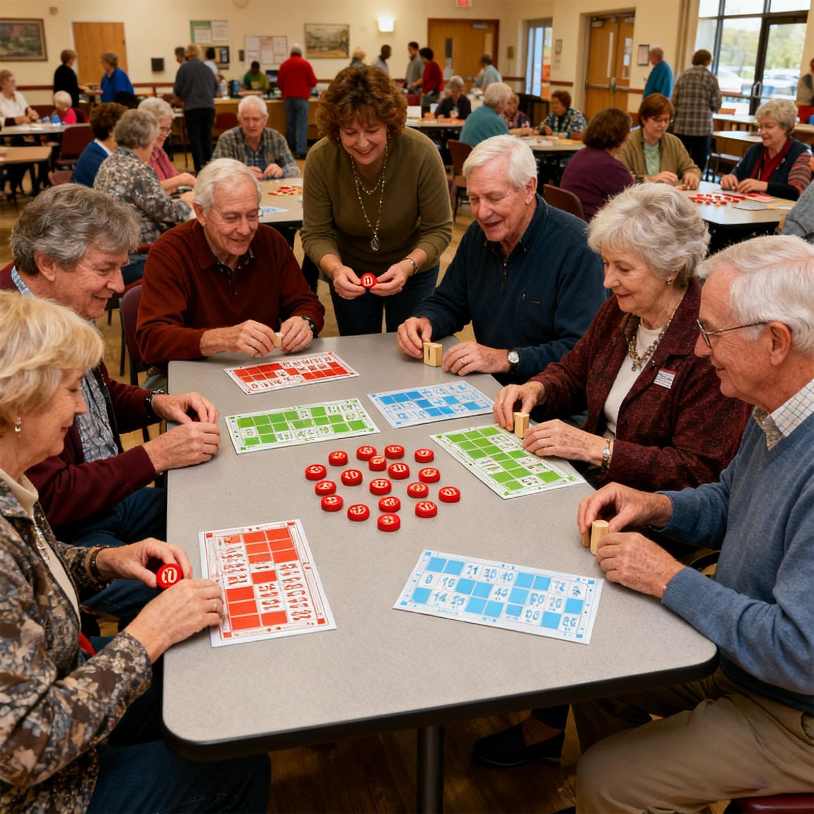 Party Games Bingo - Ensemble de Bingo en bois, jouets