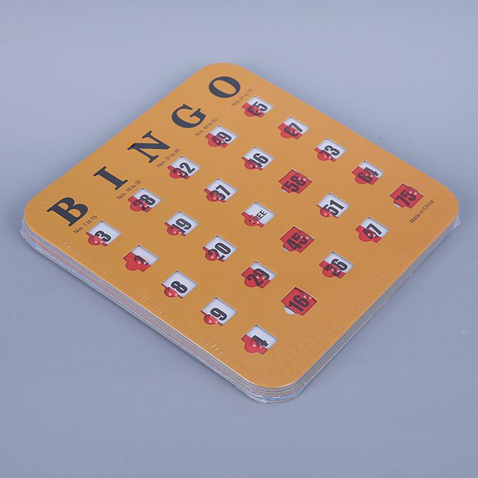 5 cartes de jeu de Bingo couli - Party Games Bingo avis et prix