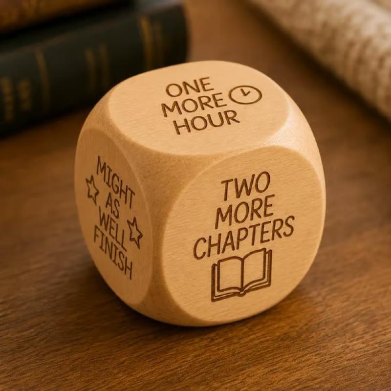Dés de décision en bois faits  - Book Party Games avis et prix