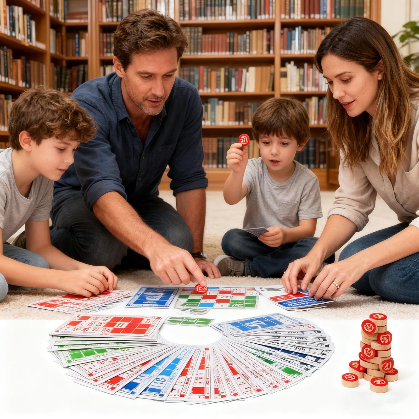 Ensemble de Bingo en bois, jou - Party Games Bingo avis et prix