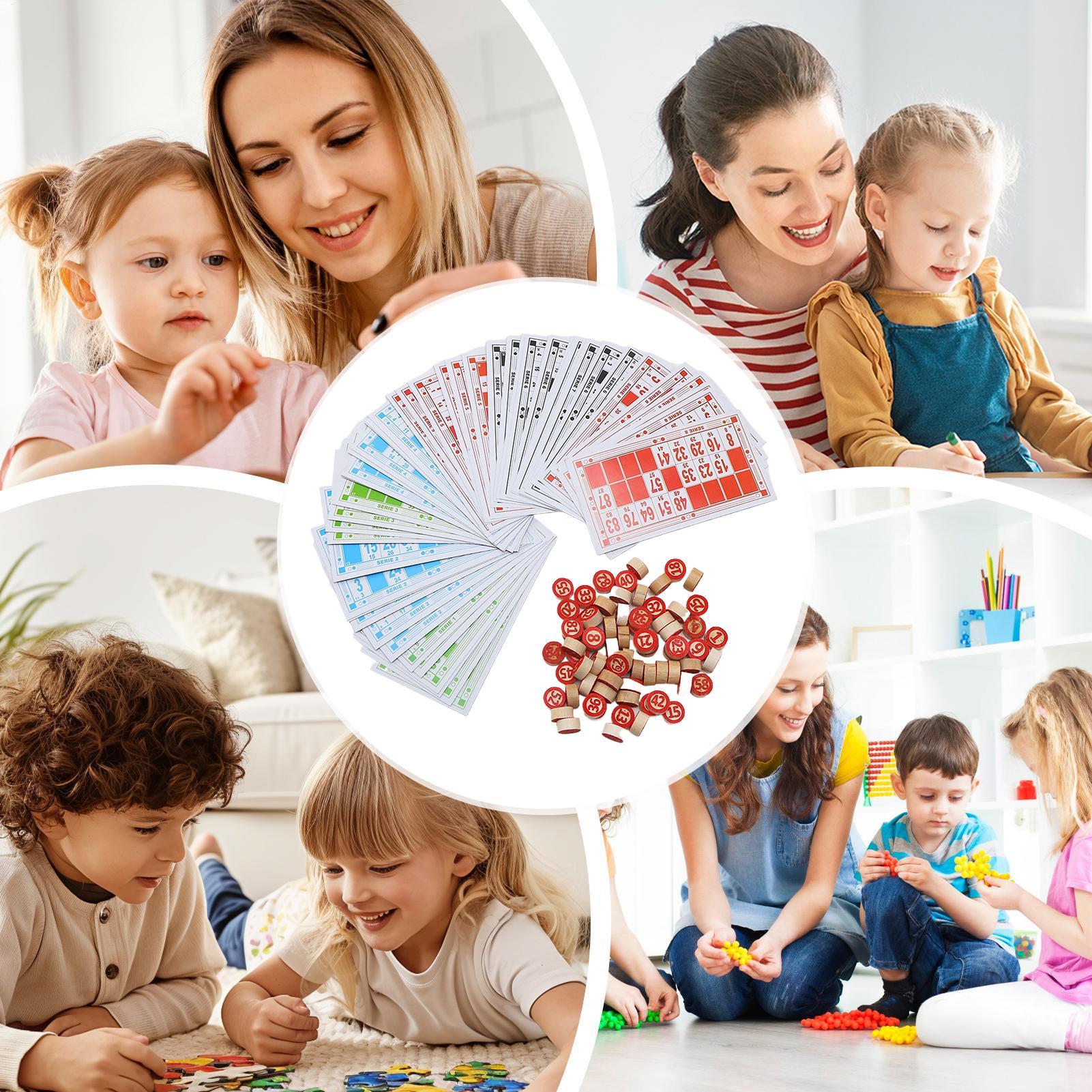 Ensemble de Bingo en bois, jou - Party Games Bingo avis et prix